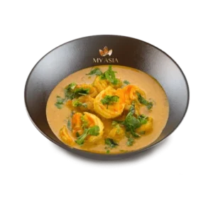 Crevette curry doux