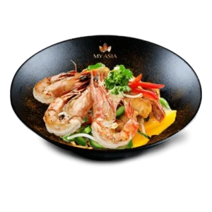 Gambas thaï caramel