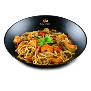 Nouilles aux crevettes