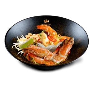 Pad thaï gambas et seiche