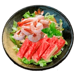 Salade chinoise crabe et crevette