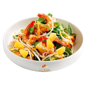 Salade thaï épicé ananas et crevette